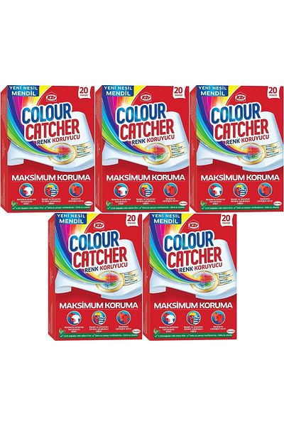 K2R Color Catcher Color Protective Wipes 100 Pcs Economic Pk (5Pk*20)