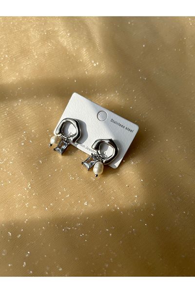 staınless steel Steel Earrings