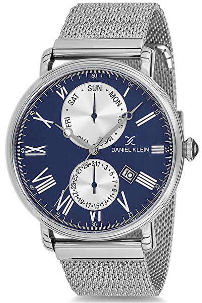 Daniel Klein Erkek Kol Saati Hasır Kordon Roma Rakamlı Steel DK-E0138