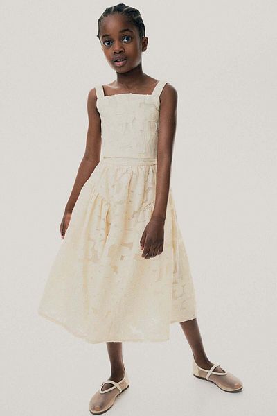 H&M Jacquard-weave Crop Top