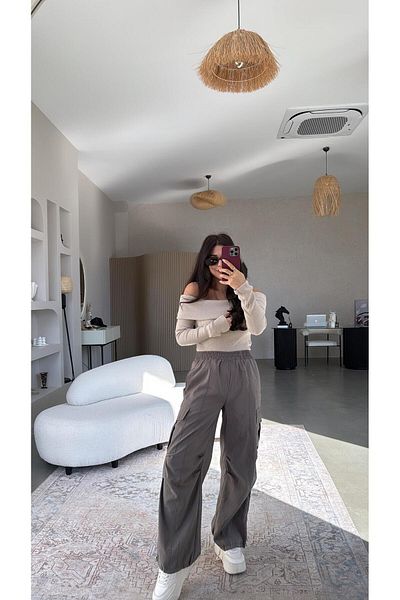 Buket Teke Anthracite Zr Parachute Pants