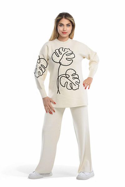 NEWCO New Trent Printed Stone Double Knitting Suit