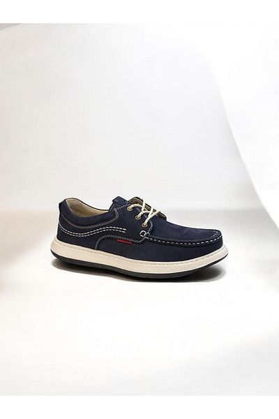 Voyager Men's Genuine Leather Eva Sole Lace-Up Orthopedic Light Casual Shoes