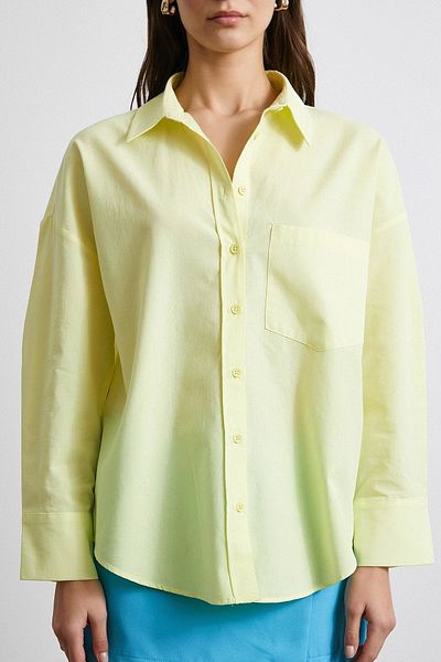 Never more Yellow Poplin Must Have Shirt
