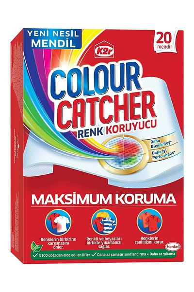 K2R Color Catcher Color Protective Wipes 240 Pcs Economic Pk (12Pk*20)