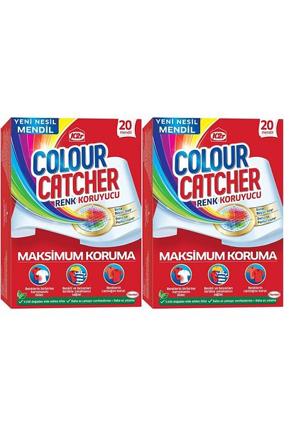 K2R Color Catcher Color Protective Wipes 40 Pcs Economic Pk (2Pk*20)