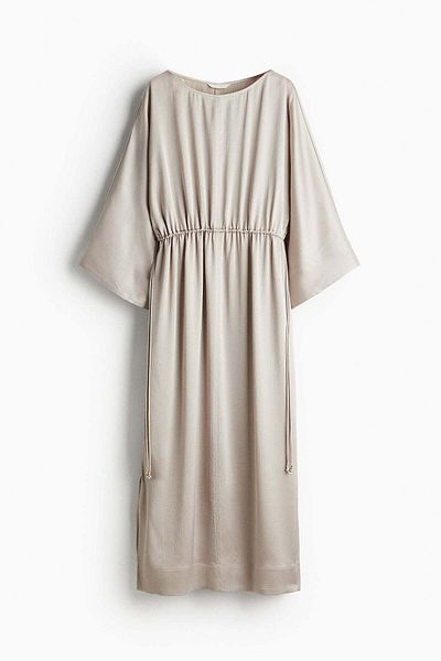 H&M Crêpe satin dress