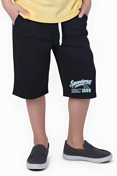 FYK KİDS Boy's Summer Speedway Printed Bottom-Top Suit