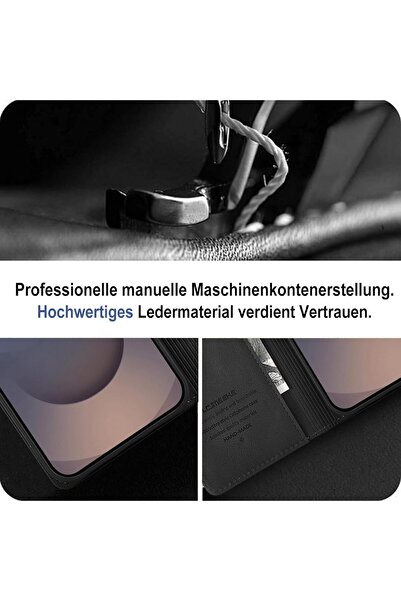 Rivor Samsung Galaxy S25 Ultra Kılıf Kamera Korumalı Kapaklı Kartlıklı Cüzdanlı Deri Standlı Renkli Kapak