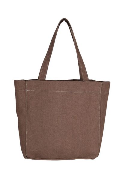 MUBO 2 Compartment Shoulder Bag with Embroidery Detail - Hand and Arm Design