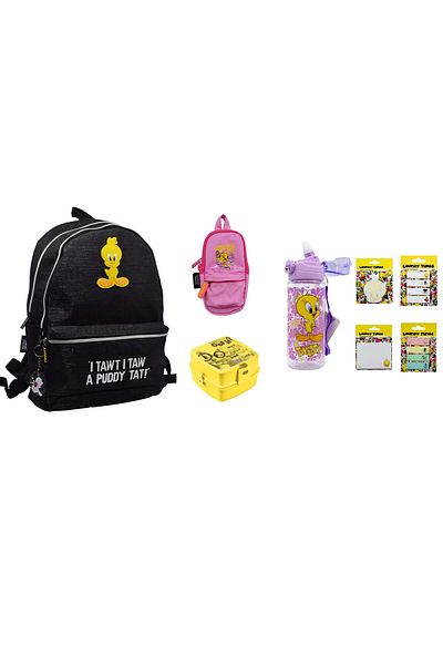 GENC DIJITAL BASKI Tweety School Bag Set (8 Pcs)