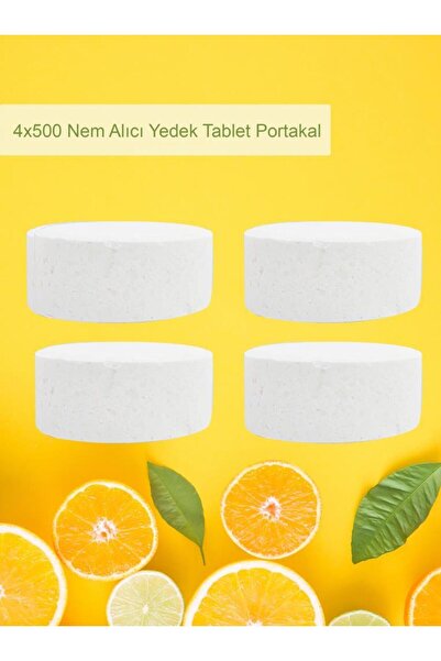 Saban 2 Adet 2x500 gr Nem Alıcı Rutubet Ve Küf Önleyici Yedek Tablet Portakal