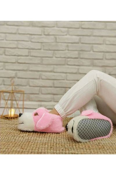 Nisanur Shoes Comfort Cute Dog Figured βελούδινες παντόφλες Unisex παντόφλες ζώων