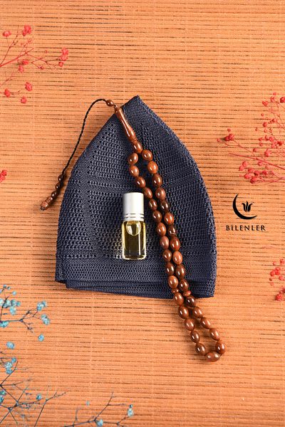 Bilenler Luxury Skullcap-Kuka Rosary and Essence Set for Men