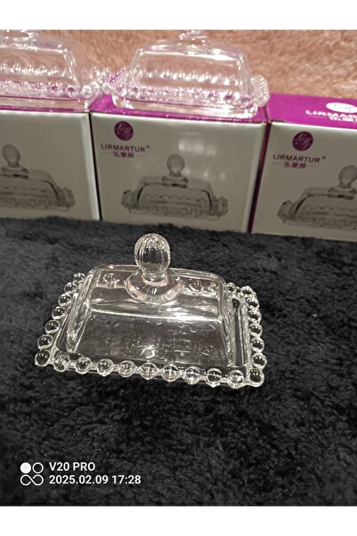 TURKUAZ ZÜCCACİYE Cam mini lokumluk.3 adet cam mini şekerlik.Minik lokumluk,ş...