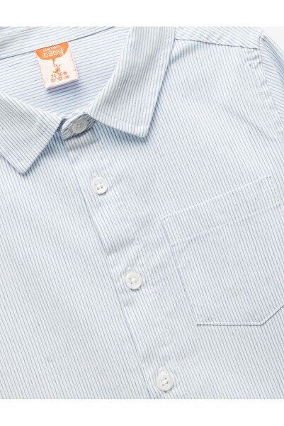 Koton Hosszú ujjú gombos, egyzsebes csíkos ing