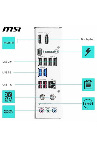 MSI اللوحة الأم B860 Gaming Plus Wifi
