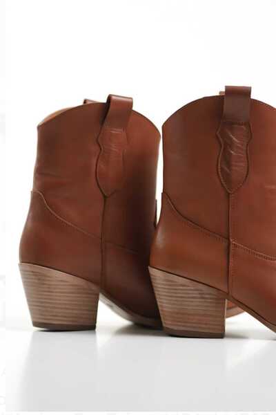 Limerence LİMERENCE Hakiki Deri Kovboy Bot TABA