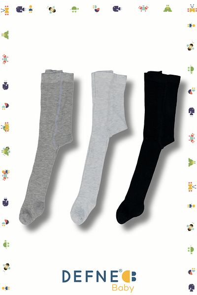 Defne Baby 3 Pieces of Cotton Boys and Baby Pantyhose