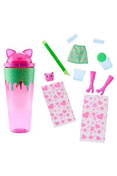 Barbie Pop Reveal Milkshake Serisi - Pembe Kedi JCN87