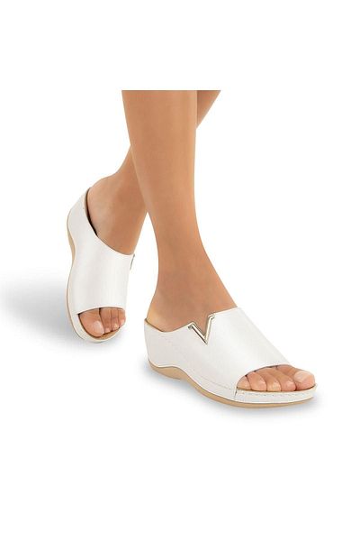 Muya Papuci de mama Perla cu talpa anatomica cu toc pană
