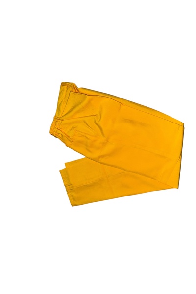temex Kumaş Pantolon Cepli Orta Bel Yanları Lastikli Önü Düğmeli Unisex