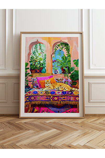 HOMEPACK Pictură cu un singur cadru din lemn Pictură poster dintr-o bucată TK...