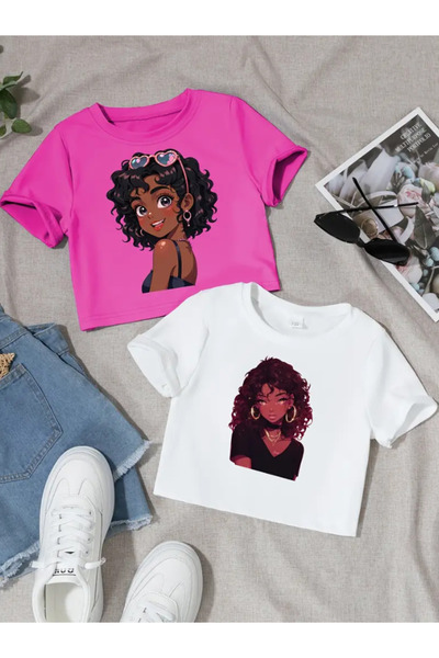 Machetta Dečije ženske Štampano dvodelne majice kratkih rukava 100% pamuk Skr...