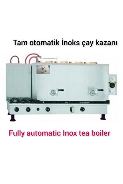 SAFİR ÇAY KAZANLARI 4 demlikli inoks çay kazanı tam otomatik elektrikli ve tü...