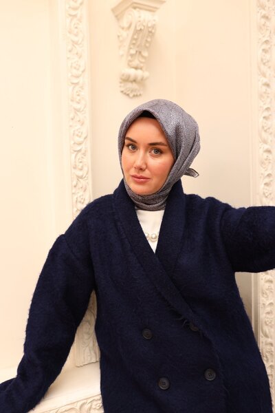 Silk Home Sarmaşık Desen Twill İpek Eşarp