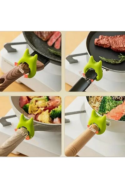 Hayveys 1Pc Heat Resistant Silicone Scoop Spoon Holder Stand