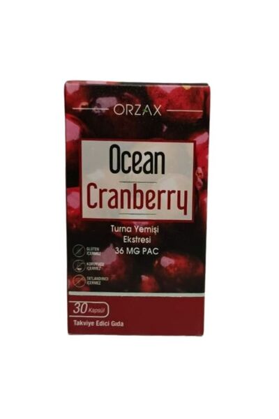 Orzax OCEAN CRANBERRY TAKVIYE EDICI GIDA 30 tablet
