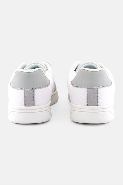 Algspar Men Lace Up Casual Shoes, White