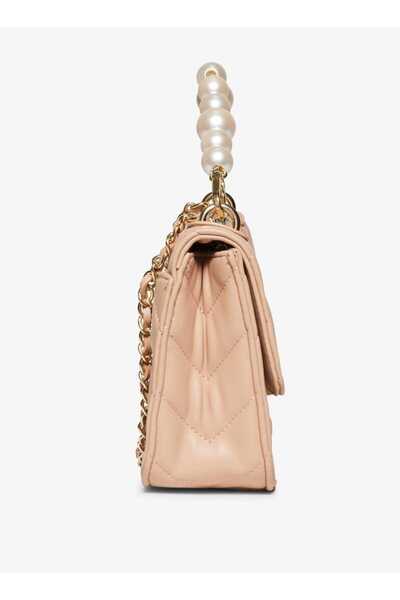 Steve Madden Steve Madden Quilted Crossbody Bag with Pearl Handle and Twist Lock Closure