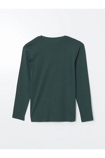 LC Waikiki Σετ ανδρικών πιτζάμες Green Standard Mold