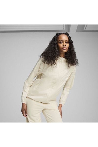 Puma Μπεζ Windbreaker Regular Fit Γυναικείο Ανεμοδαρ - 685133 -87
