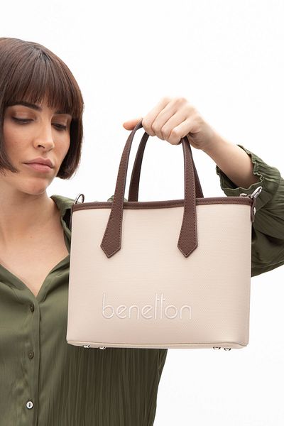 United Colors of Benetton Benetton Women's Handbag Beige-Brown Bnt1588