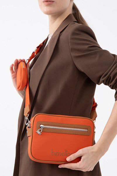 United Colors of Benetton GEANT DE MÂNĂ BENETTON FEMEI PORTOCALE-CAMEL BNT1603