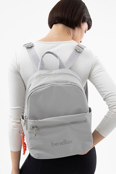 United Colors of Benetton Benetton Women's Backpack A.Gray Bnt1576