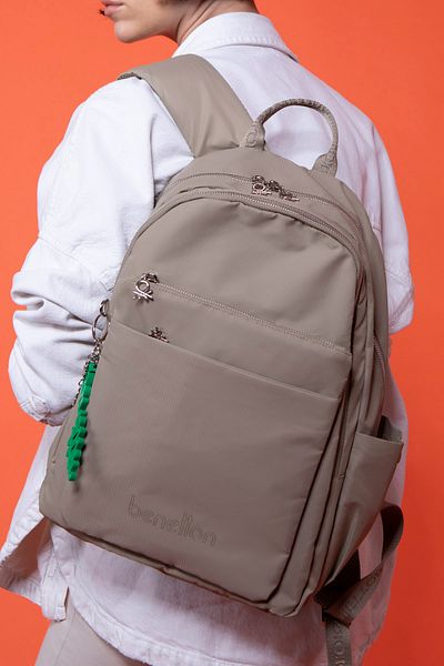 United Colors of Benetton Γυναικείο σακίδιο πλάτης BENETTON - Stone BNT1464