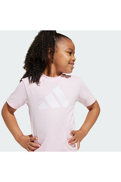 adidas Children's Pink Lk Bl T-Set 160 Shorts Tshirt Set Je1378