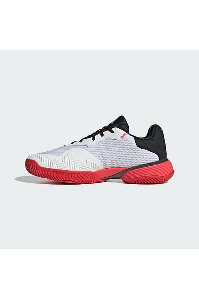 adidas Women's White Barricade K Tennis Shoes Ih5545