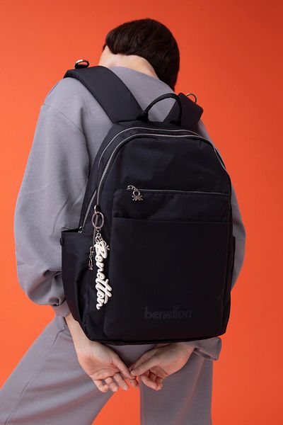 United Colors of Benetton Benetton Women's Backpack Black Bnt1464
