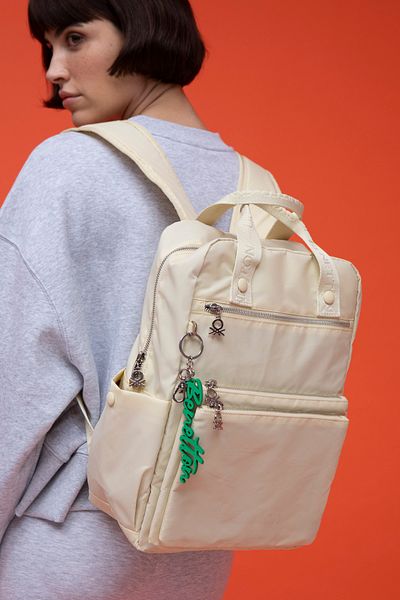 United Colors of Benetton Beige Benetton Women's Backpack Bnt1465