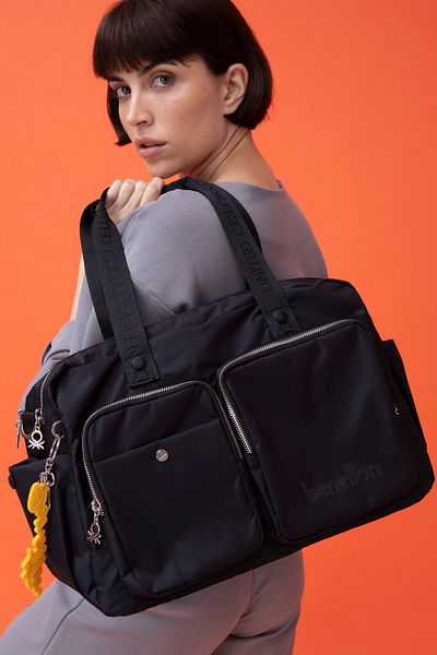 United Colors of Benetton Benetton Women's Shoulder Bag - Black - Bnt1461
