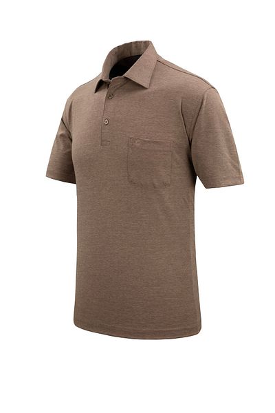 Çizgi Triko Ανδρικό πουκάμισο με γιακά μπλουζάκι Classic Fit - 4910BAT