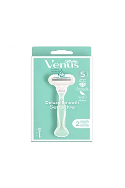 Gillette ماكينة الحلاقة مناسب للبشرة الحساسة + عبوتين شفرة حلاقة – Gillette Venus