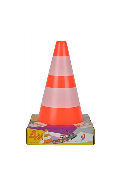 Androni Giocattoli Set of 4 white-orange cones Androni Giocattoli