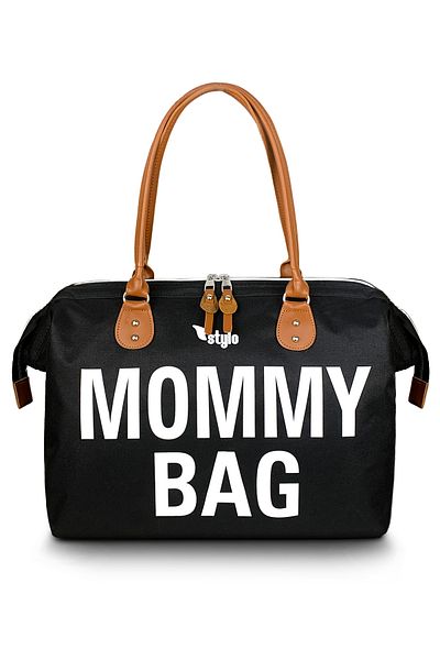 Stylo Mommy Bag Usa Mother Baby Care and Women's Bag - Black