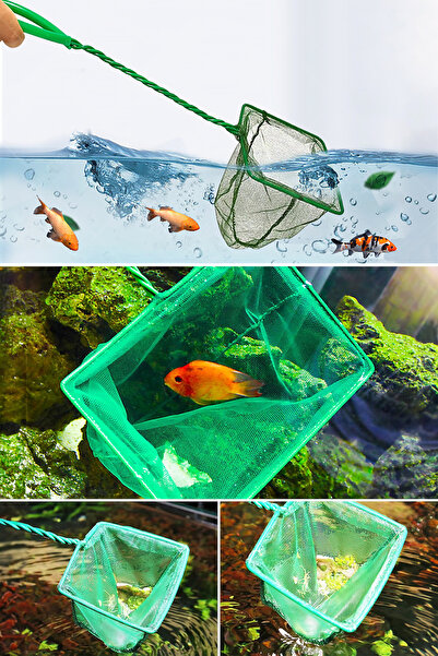 MEZİGARC 32cm Akvaryum Balık Kepçesi - Balıklarınızı Rahatça Yakalayıp Korumanız İçin Ergonomik Dizayn 1 Adet